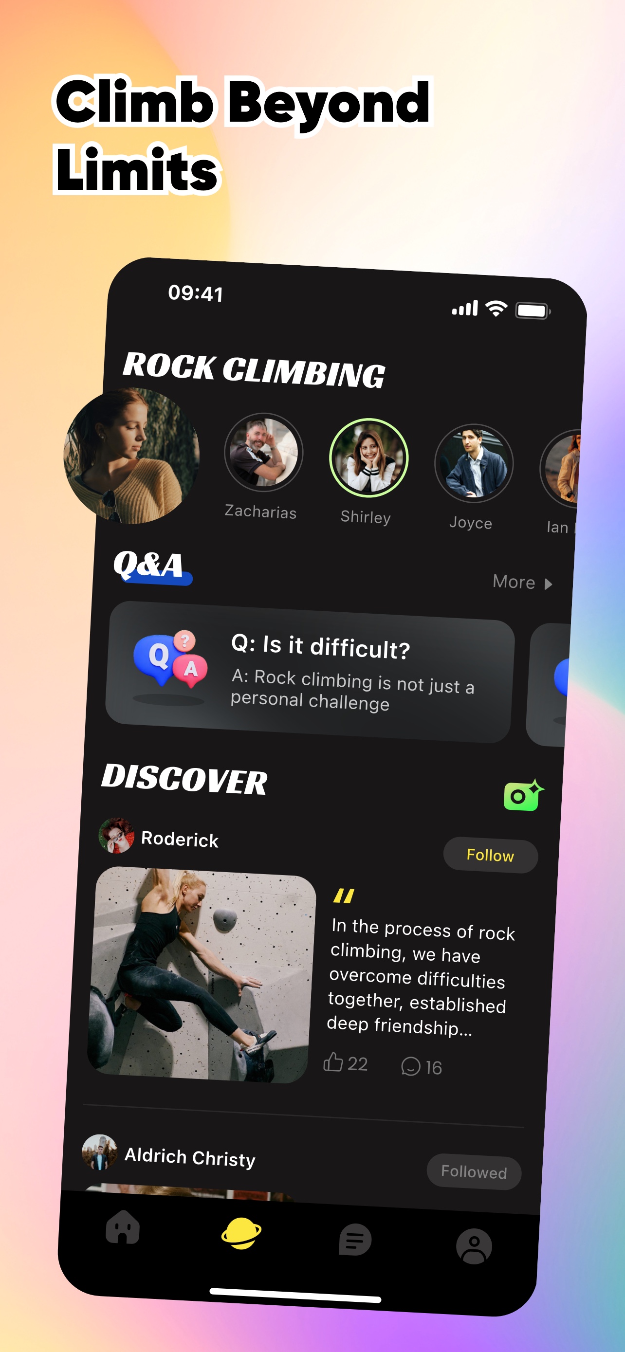 App screenshot visual diary