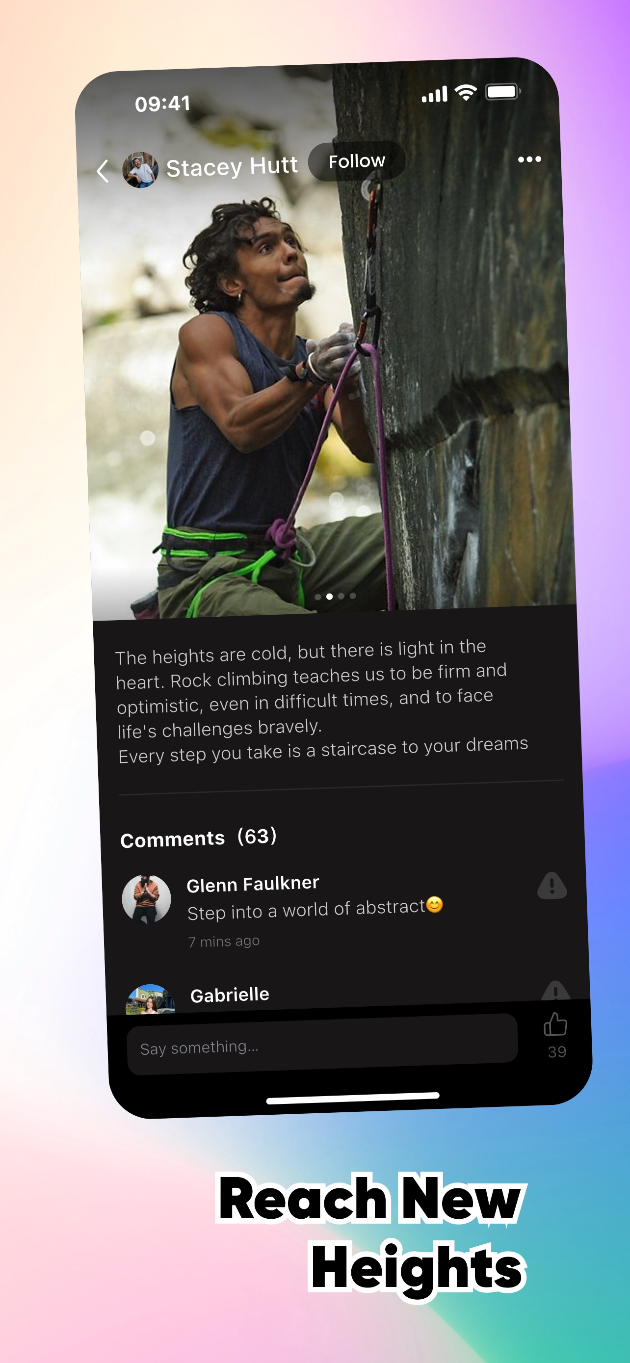 App screenshot Q&A hub